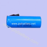 18500 3-7V 1600mAh  battery with welded tabs